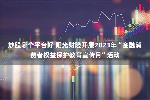 炒股哪个平台好 阳光财险开展2023年“金融消费者权益保护教育宣传月”活动